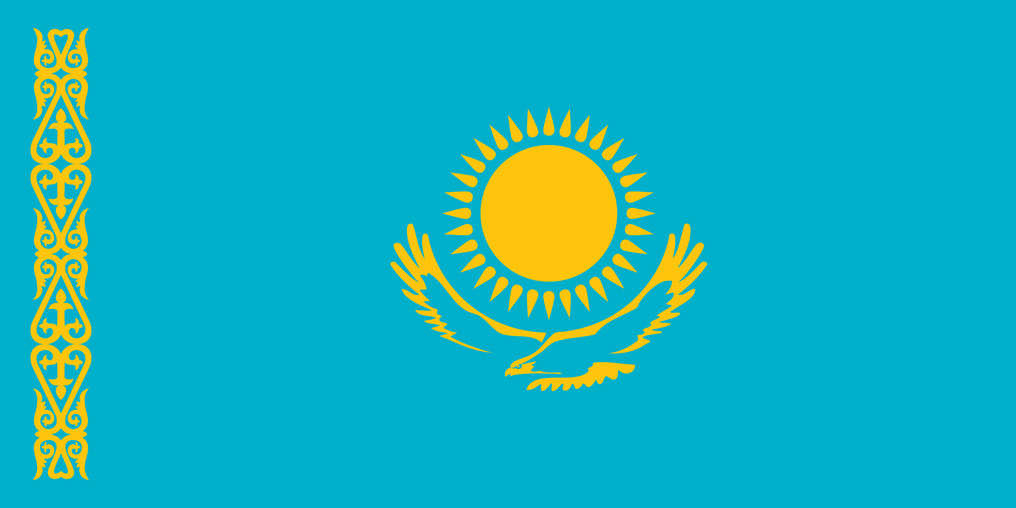 Native Speaker Kasachisch - Flagge