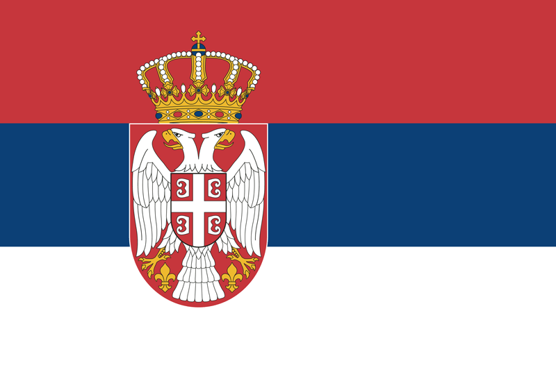 Native Speaker Serbisch - Flagge