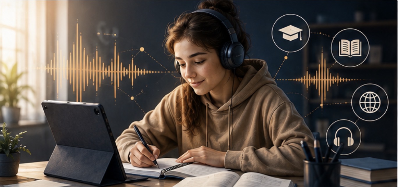 Lernen mit Synchronstimmen für Schule und digitale Bildung